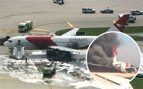 Video Plane Catches Fire On Runway At Florida Airport Reportedly