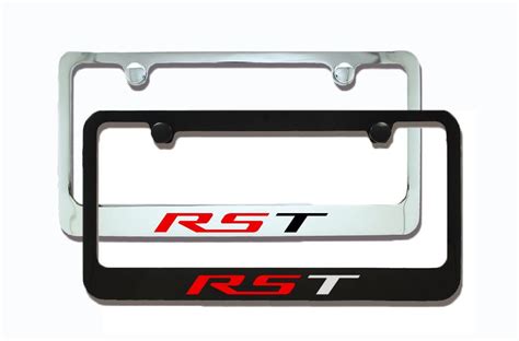 Chevrolet Rst Engraved License Plate Frame