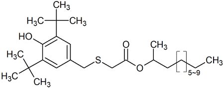 3 5 ジ tert ブチル 4 ヒドロキシフェニル メチルチオ酢酸イソ C10 C14 アルキル India Fine Chemicals