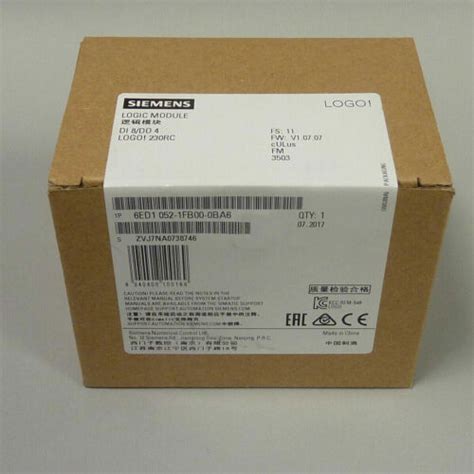 SIEMENS 6ED1 052 1FB00 0BA6 Module New One 6ED1052 1FB00 0BA6 EBay