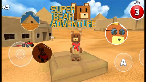 Bear Got Stickers In Beemothep Desert Super Bear Adventure Youtube