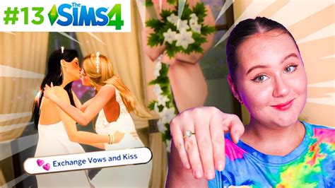 We Finally Got Married 👰🏻‍♀️👰🏼‍♀️and The Twins Aged Up 👧🏻👦🏾the Sims 4 13 👶 Youtube