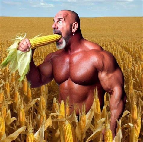 Goldberg Eats Corn the Long Wat : r/Wrasslin