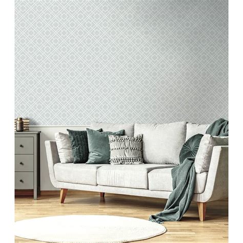 Seabrook Designs Byberry Lattice Unpasted Wallpaper Bed Bath And Beyond