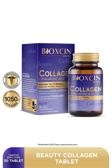 Bioxcin Beauty Collagen Tablet Tip Tip Hidrolize Kolajen Fiyat