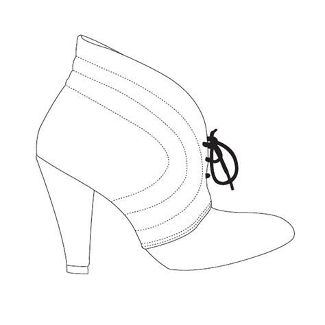 Shoe Template Fashion Figure Templates Fashion Model Sketch