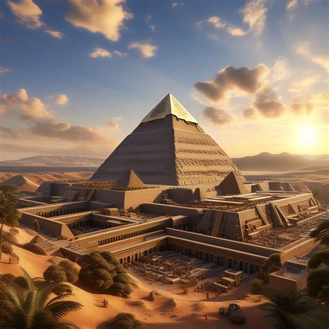 A Visionary Depiction Of Ancient Egyptian Architects And By