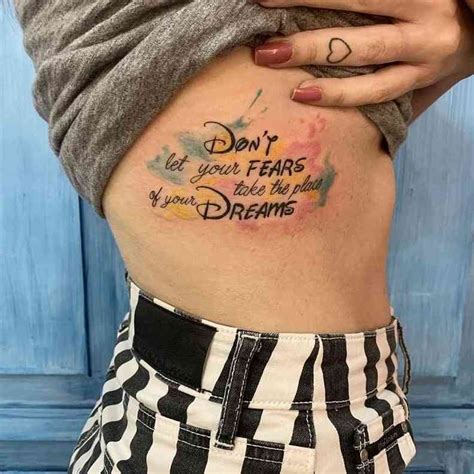 Magical Disney Quote Tattoos to Inspire Your Dreams