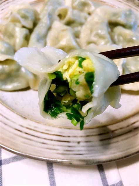 【韭菜鸡蛋虾仁饺子🥟的做法步骤图】我是厨娘cynthia下厨房