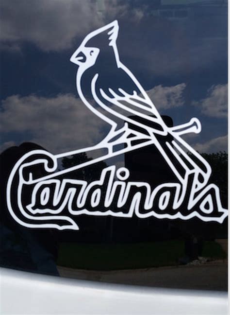 St. Louis Cardinals Logo Car Decal