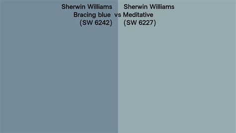 Sherwin Williams Bracing Blue Vs Meditative Side By Side Comparison 268