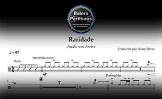 Raridade Anderson Freire Batera Partituras