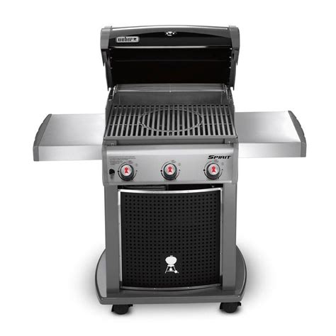 Weber Spirit E 310 3 Burner Propane Gas Grill In Black Featuring The