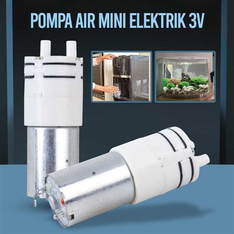 Jual Pompa Air Mini Elektrik Water Diaphragm Pump For Dispenser