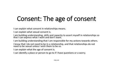 Consent The Age Of Consent Ppt Download