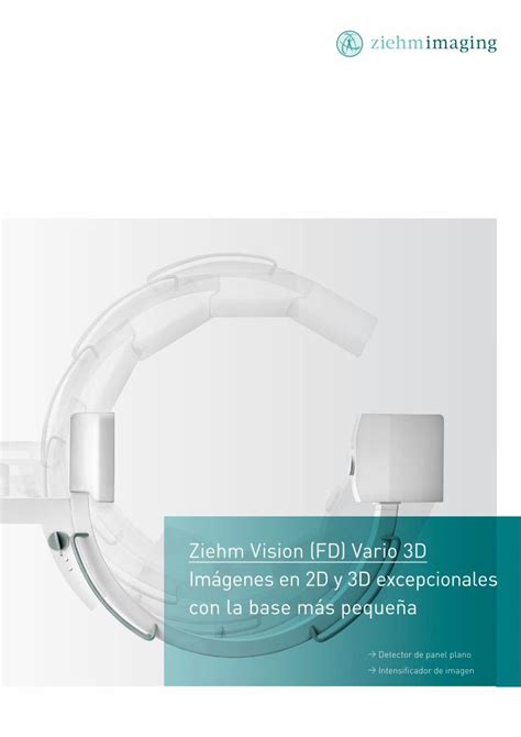 PDF Ziehm Vision FD Vario 3D Imágenes en 2D y 3D DOKUMEN TIPS