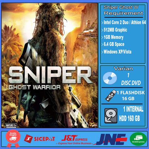 Sniper Ghost Warrior PC GAME DVD GAMES Lazada Indonesia