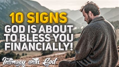 10 Signs That God Is About To BLESS You Financially Christian