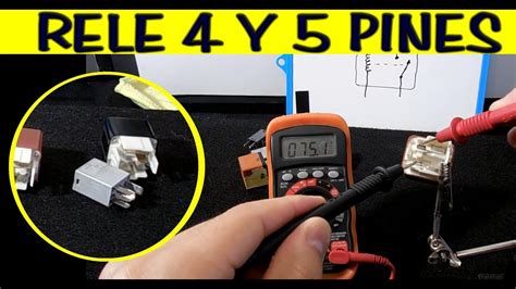 Como Probar Reles 4 Y 5 Patas Que No Tienen Diagrama Ni Numeros De