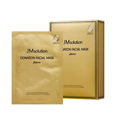Тканевая маска для лица JMsolution Donation Facial Mask Save | отзывы