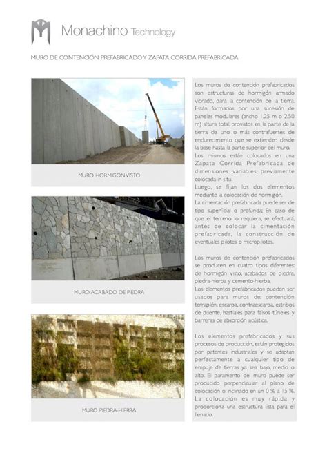 Pdf Muro De Contenci N Y Cimentaci N Prefabricada