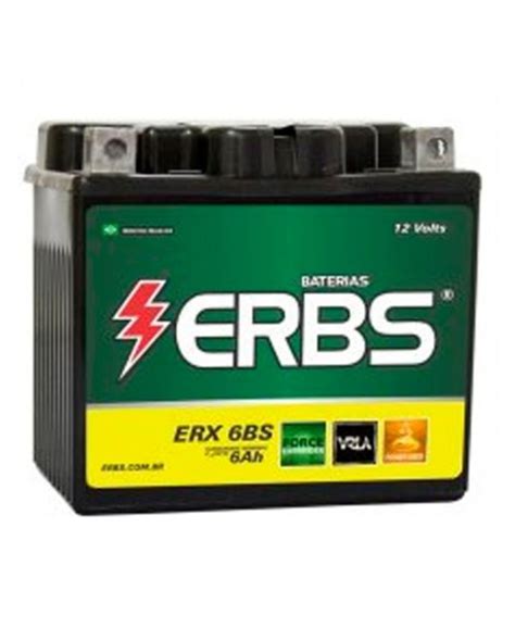 Bateria ERBS ERX 6BS Artemoto Kits Automotivos