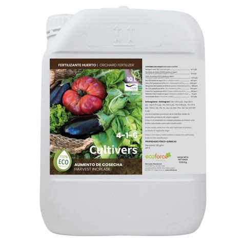 Cultivers Fertilizante Huerto Ecol Gico L Abono L Quido Para