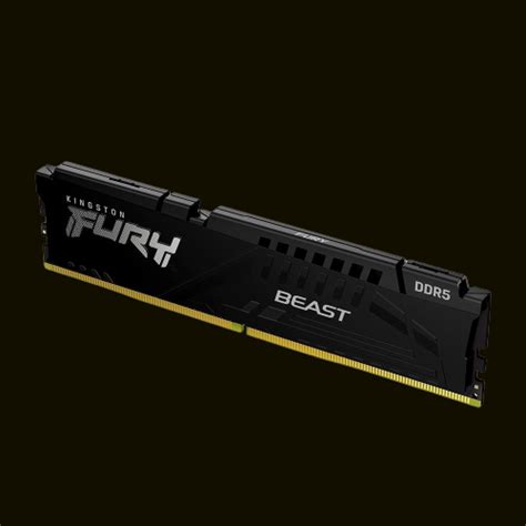 MEMORIA DDR5 16GB 6000MHZ KINGSTON FURY BEAST PRETO KF560C40BB 16 R2