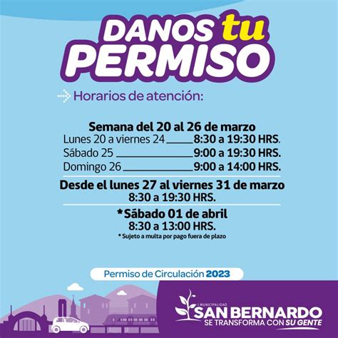 Pago Permiso De Circulaci N Municipalidad San Bernardo