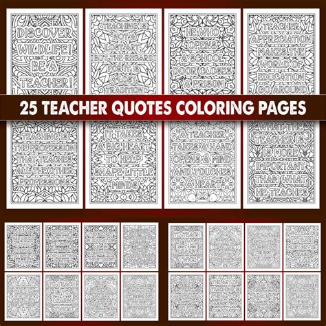 Teachers Quotes Coloring Page - MasterBundles