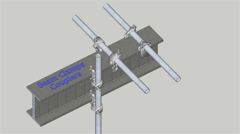 Scaffold Beam Clamp Couplers 3d Warehouse