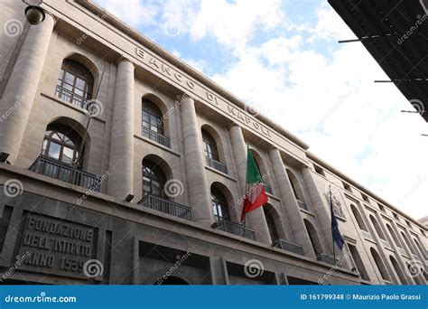 Banco Di Napoli Bank Of Naples Naples, Italy Editorial Image ...