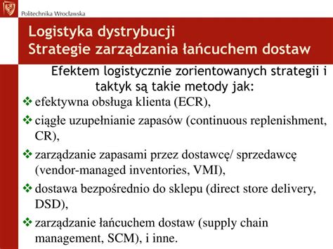 Ppt Logistyka Dystrybucji Cz I Powerpoint Presentation Free