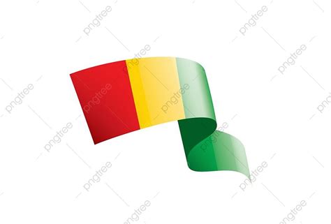 Guinea Flag Vector Hd PNG Images, Guinea Flag Ribbon Illustration ...