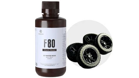 Фотополимер Resione F80 Elastic Resin Black (1 кг) купить - Planeta3D