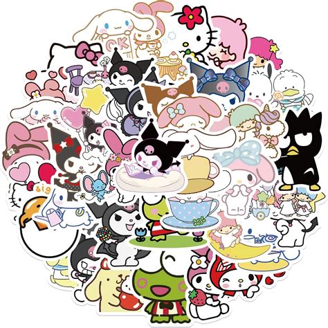 50Pcs Cute Stickers Pack MyMelody&Kuromi Australia | Ubuy