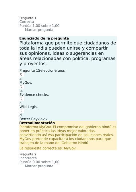 Autoevaluacion N Herramientas De Aprendizaje Pregunta Correcta