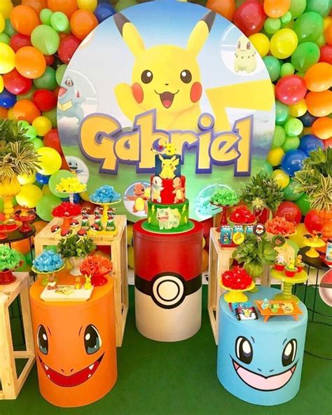 Festa Pokémon 70 Inspirações Criativas E Alegres Para Decorar Festa