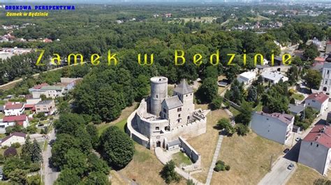 Zamek W Będzinie Film W Jakości 4k Dronowa Perspektywa Czyli Z Lotu