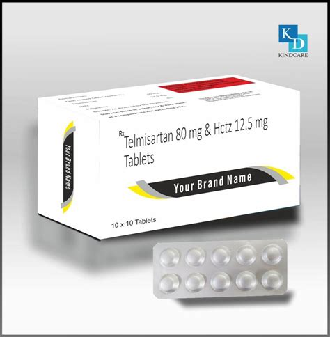 Your Brand Telmisartan Mg Hctz Mg Tablets Prescription At Rs