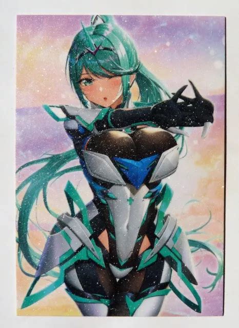 CARTE SEXY GIRL WAIFU BEAUTY MANGA GAME MINT Xenoblade Chronicles