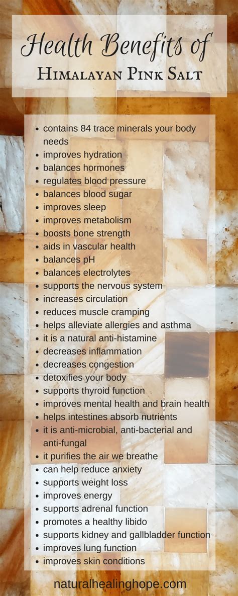 The Health Benefits Of Himalayan Salt