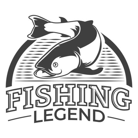 Diseño Png Y Svg De Leyenda De La Pesca Genial Para Camisetas