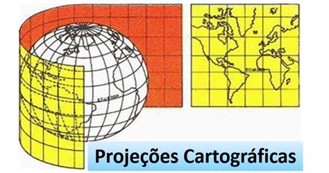 Representação do Espaço Projeções Cartográficas Geografia Enem