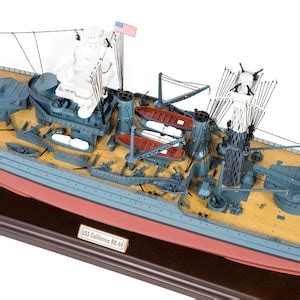 USS California Battleship Model Wooden Warship Models Royal Navy Model ...