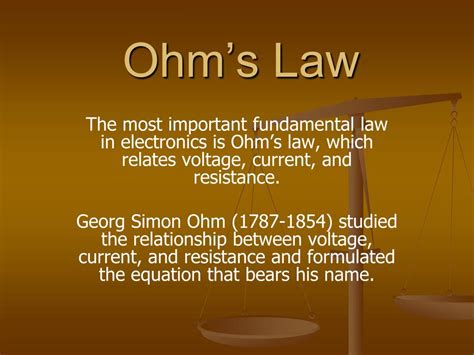 Ohms Law Ppt