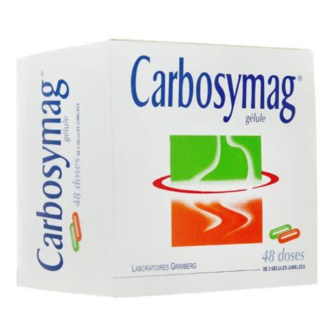 Carbosymag Gélule Medicament Anti Ballonnement Gaz Intestinaux