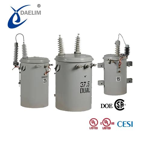 37 5 KVA Single Phase Pole Mounted Transformer Daelim Transformer