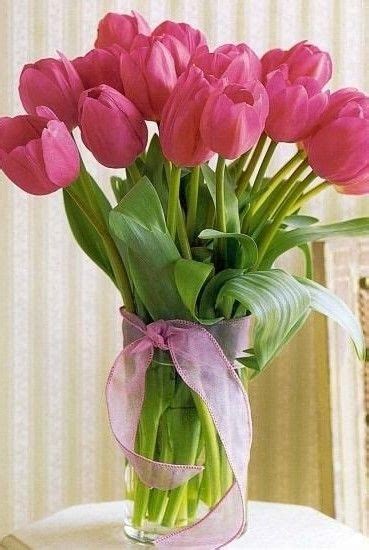 тюльпаны | Розовые тюльпаны, Свадебные цветы, Красивые цветы