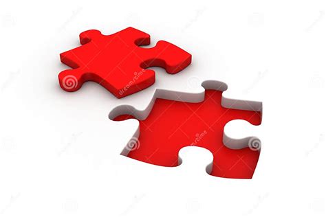 Jigsaw Puzzle With Missing Piece Stock Illustration Illustration Of